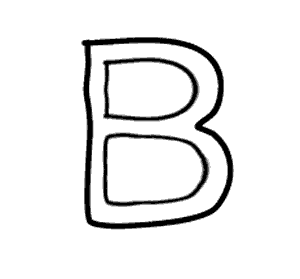 Lettre B