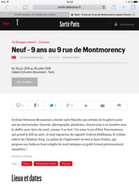 L'article de Télérama sue le site Web du journal